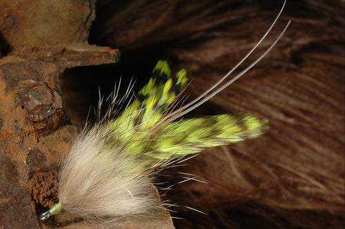Badger Tarpon Fly, chartreuse 2/0