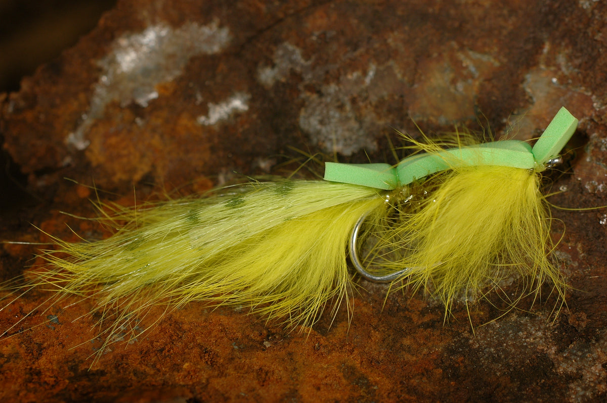 Boehm's Gurgler, chartreuse 2/0