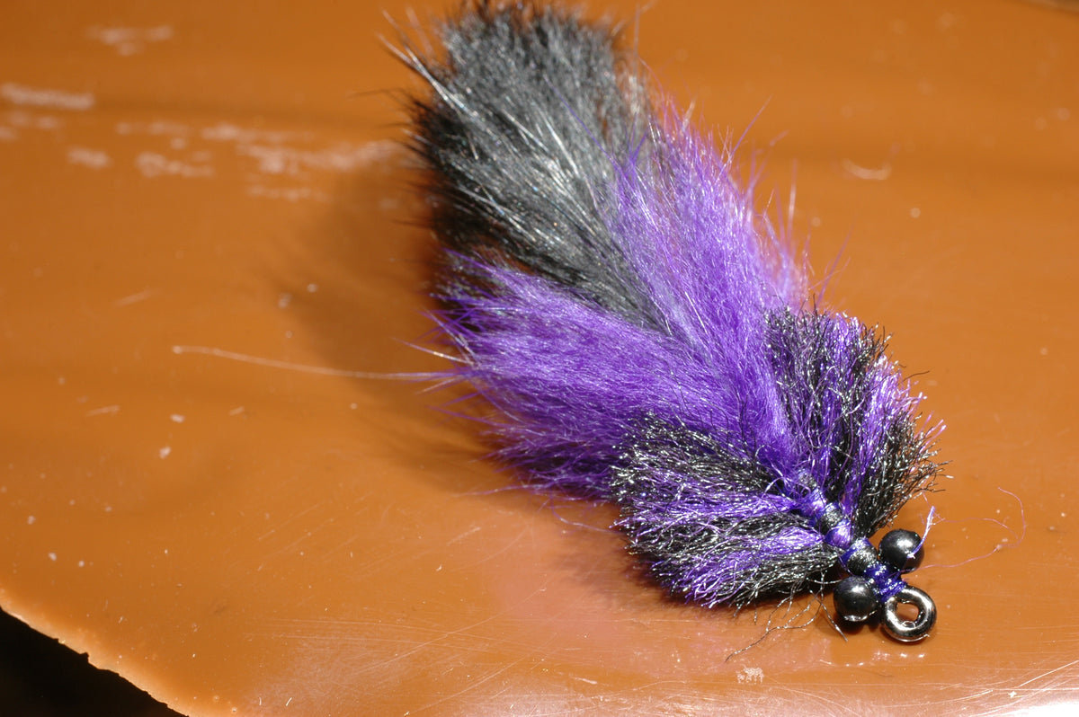 Bunny Toad, black & purple