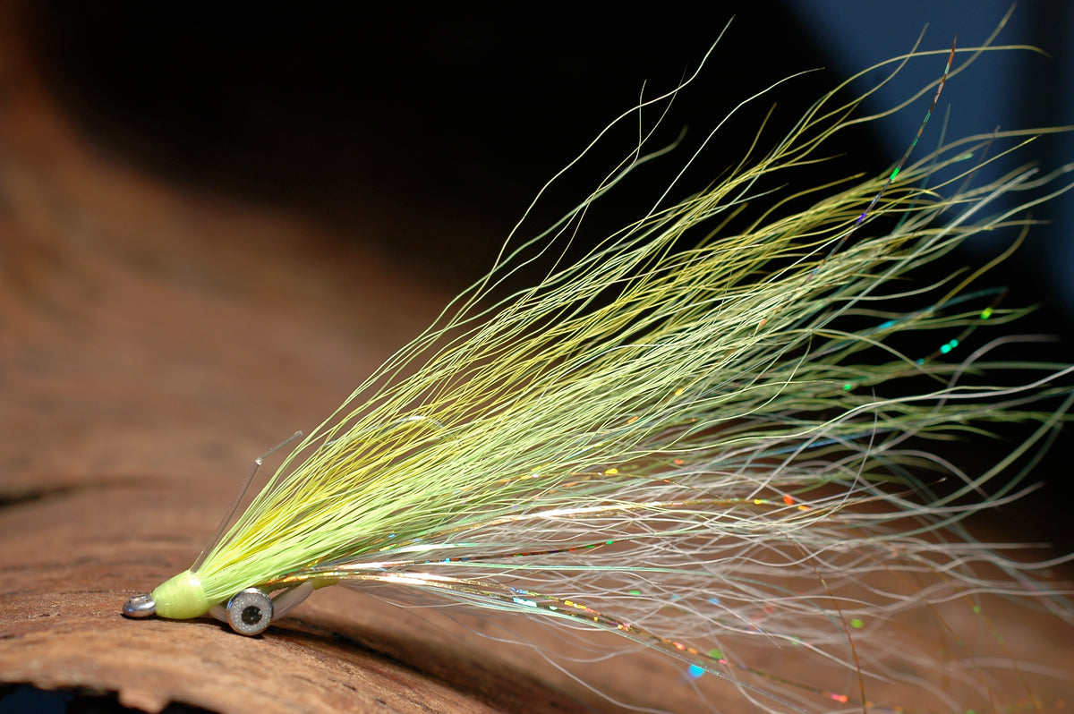 Clouser Minnow, chartreuse #1