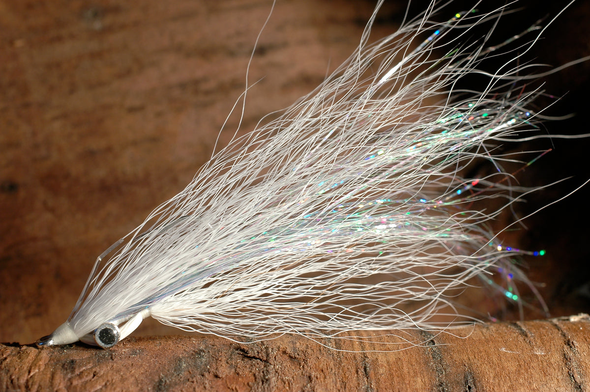 Clouser Minnow, white 2/0
