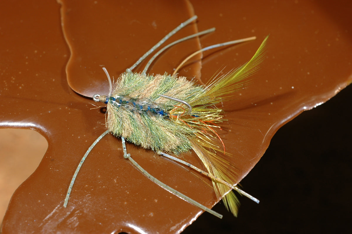 Flat Crab, olive #1lg
