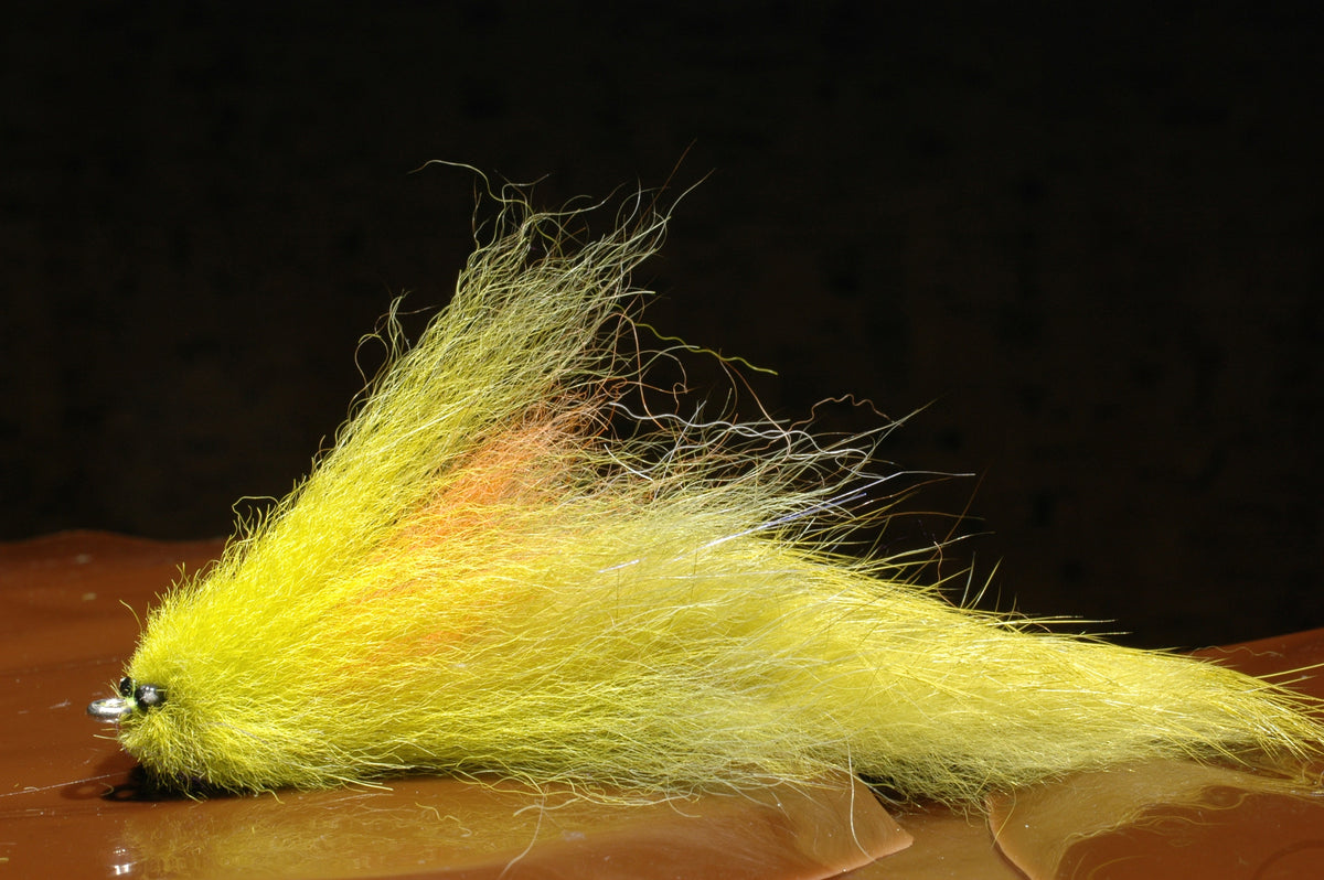Fox Fur Tarpon Fly, olive 2/0