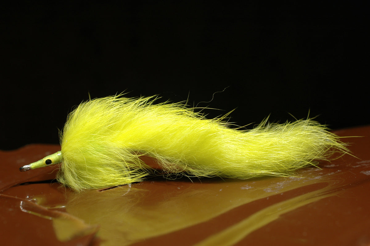 Rabbit Tarpon Fly, chartreuse 3/0