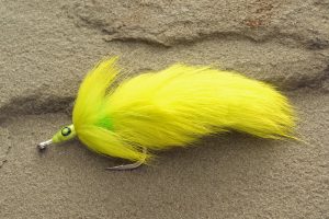 Rabbit Tarpon Fly, chartreuse